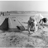 Colonie d'Erquy, œuvres laïques de la ville de Saint-Brieuc : château de sable