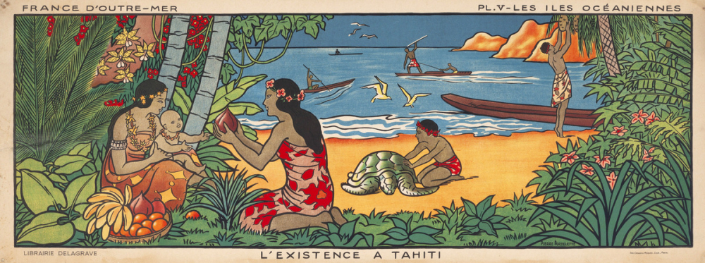 France d'Outre-Mer : Les îles océaniennes : L'existence à Tahiti