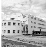 Ecole nationale d'enseignement technique de Montluçon : vue extérieure de la cuisine en rotonde