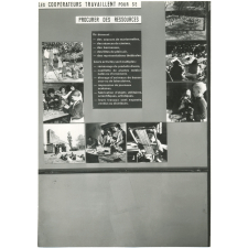 I.P.N. : exposition, Coopératives scolaires : travailler pour se procurer des ressources.