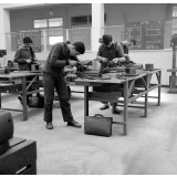 Ecole nationale d'enseignement technique de Montluçon : la cour des apprentis
