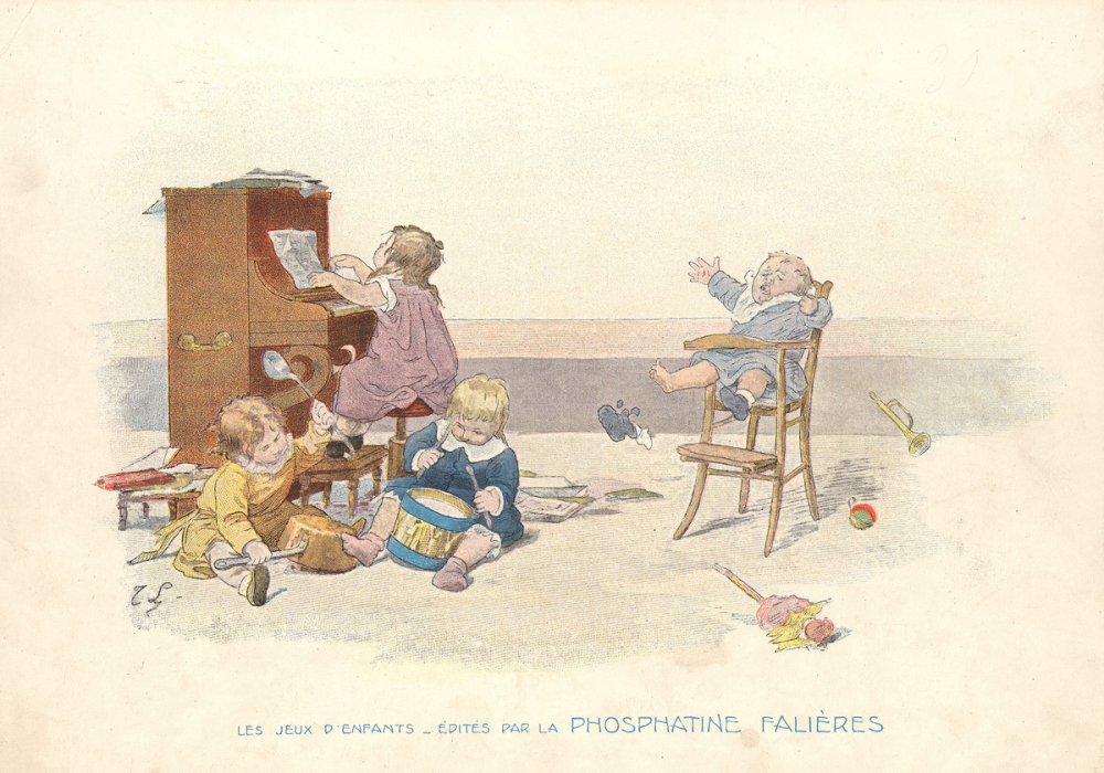 Carte réclame. La musique de chambre. 