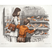 Tableaux de langage. Série IM 3 - n° 47a : la partie de boules. n° 48a : dans le magasin de chaussures.