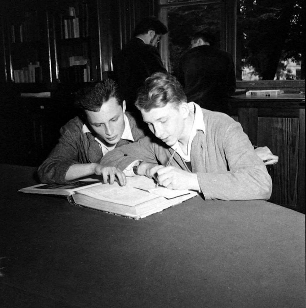 Ecole Normale d'Auteuil : la salle d'étude