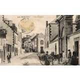 3556 - Pont-Croix - La rue du Collège.