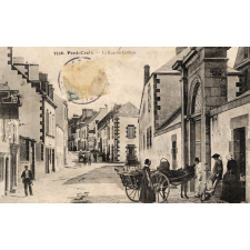 3556 - Pont-Croix - La rue du Collège.