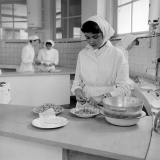 Ecole nationale d'enseignement technique de Montluçon : cours de cuisine
