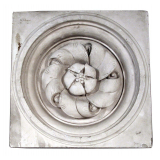 Rosace renaissance à motif végétal de l'Ancien Hôtel de ville de Paris.