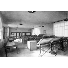 Ecole Nationale d'Arts et Métiers de Châlons-sur-Marne. (Marne). Octobre 1931.