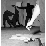 Enseignement du dessin par le mime à la maison des Beaux-Arts