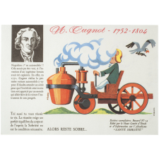 Buvard publicitaire. N. Cugnot (1752-1804).