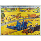 Tableau de vocabulaire : Série V3 : N°30- L'été, la moisson. N°29- A la plage.