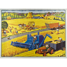 Tableau de vocabulaire : Série V3 : N°30- L'été, la moisson. N°29- A la plage.