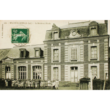 396 - Beuzevillette (S.-Inf.) - La Mairie et l'Ecole.
