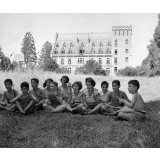 Château de la Guette, fondation de la Baronne de Rothschild en faveur des enfants israëlien, victimes de la guerre : initiation musicale par le geste
