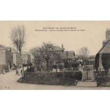 Environs de Saint-Romain - Etainhus - Route d'Angerville et Ecole de filles.