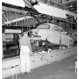 Régie Renault : la chaîne de montage des Dauphines