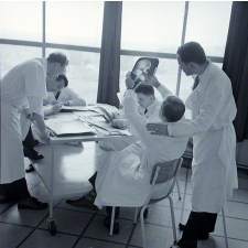 Faculté de médecine et de pharmacie : Observation des clichés radiologiques d'un crâne