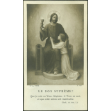 Image religieuse. Image de première communion. 