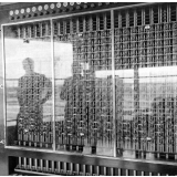 Gare de triage. Le tableau de commande.