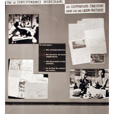 I.P.N. : exposition, Coopératives scolaires : correspondance interscolaire.