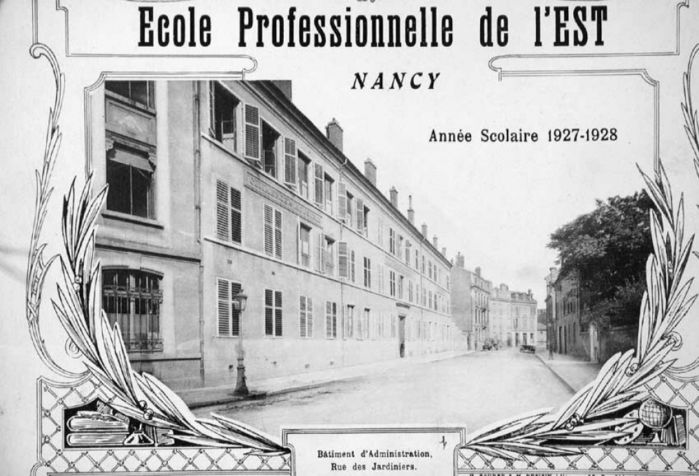 Ecole Professionnelle de l'Est - Nancy. (Meurthe et Moselle).Année Scolaire 1927-1928.