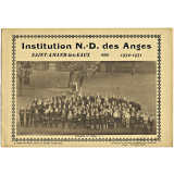 Institution Notre dame des Anges. Saint-Amand-les-Eaux. 1930-1931.