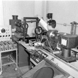 Ecole Nationale Supérieure de Mécanique et Aérotechnique : le banc de photo élasticité.