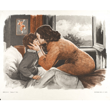 Tableaux de langage. Série IM 3 - n° 33b : le lever. n° 34b : la toilette. 