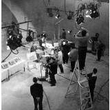 Enseignement audiovisuel : le plateau d'enregistrement d'une émission.