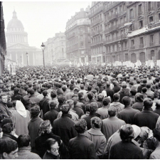 Etudiants : Manifestation : Rue soufflot : Paris