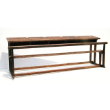 Pupitre à cinq places avec banc