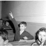 Ecole primaire de garçons, rue Robert Estienne à Paris : un exercice de mathématiques