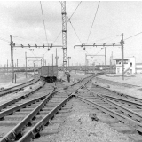 Gare de triage. Les aiguillages.