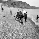 Voyage scolaire de fin d'année : Classe de garçons de Corbeil : Le Havre : Falaises normandes