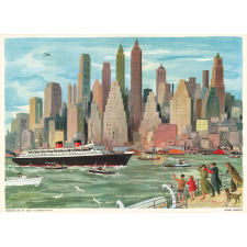 Tableau mural. Images de la vie. 29. En Amérique (New-York) (Série n°7).