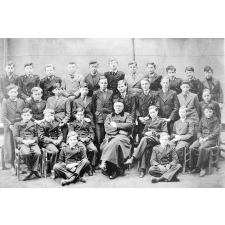 Ecole Saint-Charles à Saint-Brieuc. (Côte-d'Armor). 1940-1941.