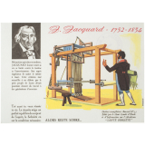 Buvard publicitaire. J. Jacquard (1752-1834). 