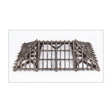 Travaux d'élèves. Maquette de toiture à 4 pentes.