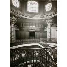 Lycée Henri IV - 23, rue Clovis, Paris (Ve) - Escalier de la Rotonde (XVIIe siècle).