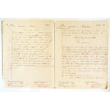 Cahier de devoirs mensuels / École de Martrois (Côte d'Or).