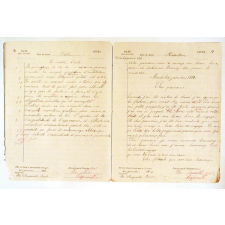 Cahier de devoirs mensuels / École de Martrois (Côte d'Or).
