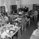 I.P.N. : salle de lecture de la nouvelle bibliothèque