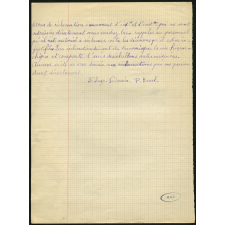 Recueil de notes de service depuis 1940. 