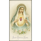 Image religieuse. Saint Coeur de Marie. 