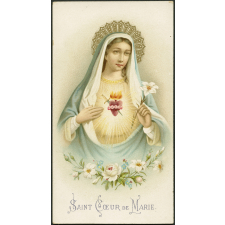 Image religieuse. Saint Coeur de Marie. 