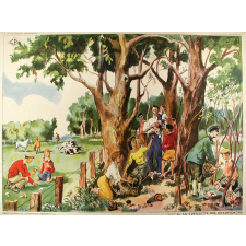 Tableaux d'élocution C E. 2ème. 21- La cueillette des champignons. 22- Un camarade blessé.