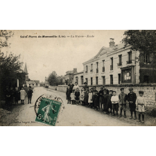 Saint-Pierre-de-Manneville (S.-Inf.) - La Mairie-École.