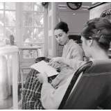 Sanatorium des étudiantes : Vence : Retransmission d'un cours de la faculté : Radiophonie intérieure