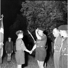 Prytanée de La Flèche : le salut au drapeau